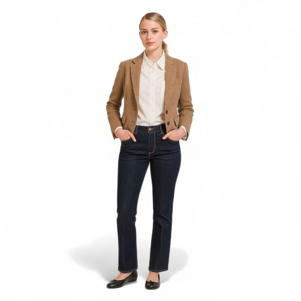 Joop! Designer Luxury Straight Leg Office Preppy Party Denim Jeans - Women's